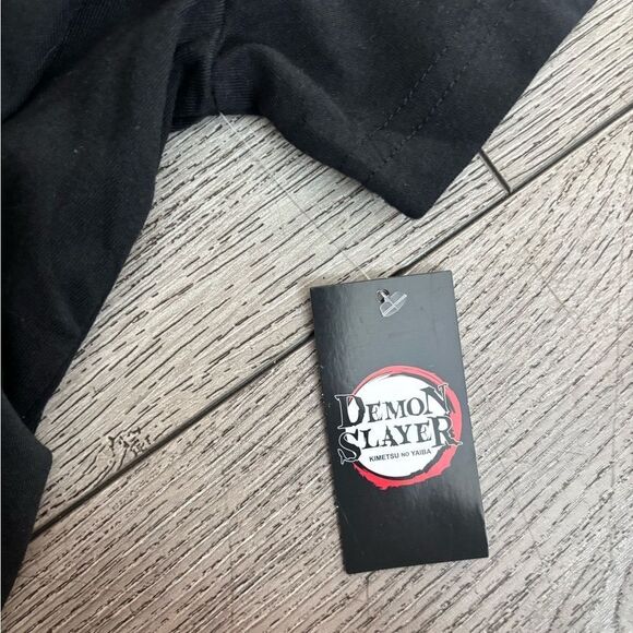 Demon Slayer Black Graphic T-Shirt - Picture 3 of 4